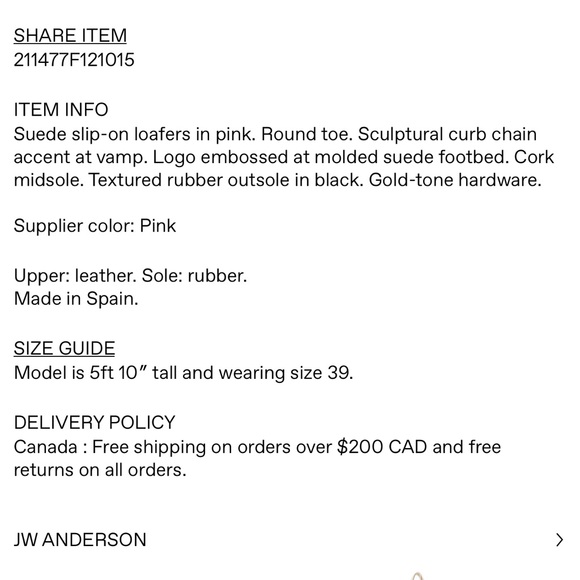 JW ANDERSON Loafers - Picture 7 of 7